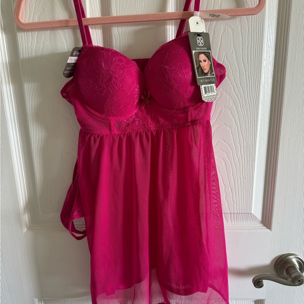 Daisy Fuentes Pink Chemise